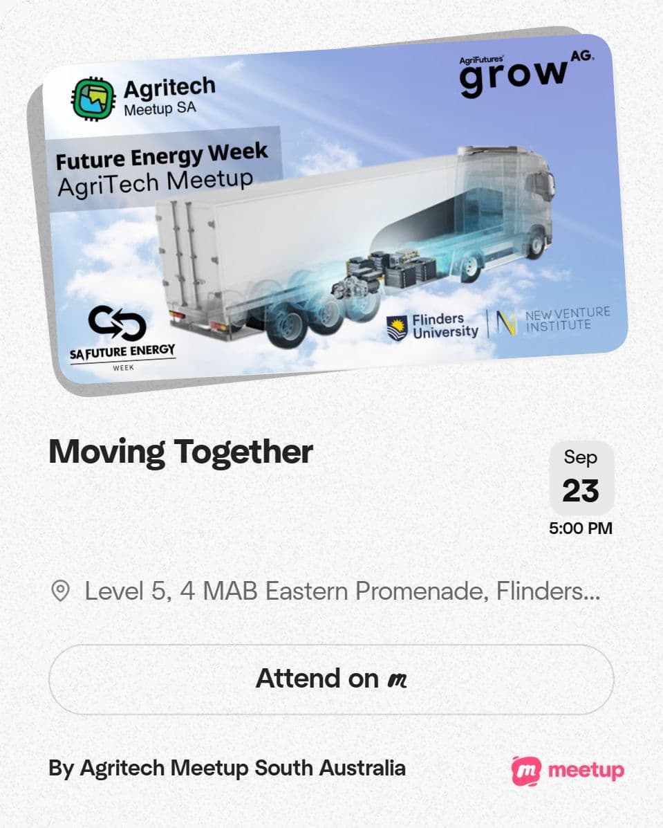 Agritech Meetup South Australia